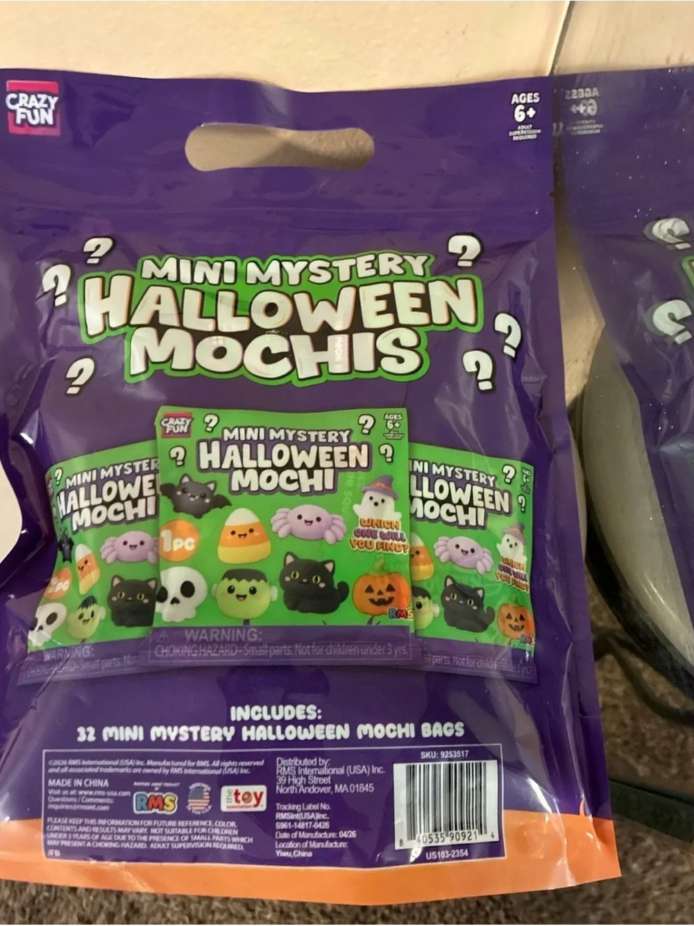 RMS Mini Halloween Mochis 32 count & Extra Mini Mystery Dumplings Chrome 25 coun